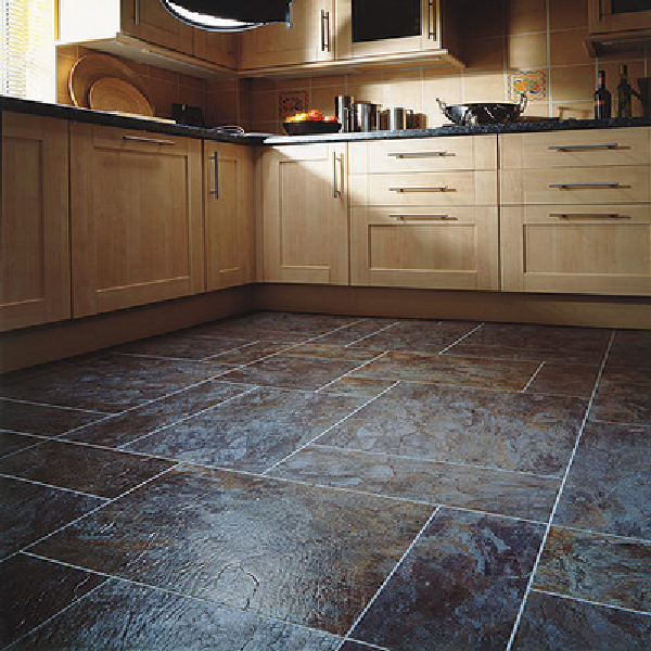 luxury vinyl tile room scene